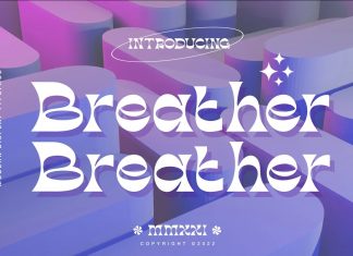 Breather Display Font