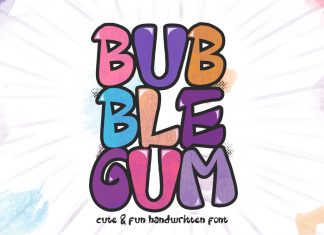 Bubblegum Display Font
