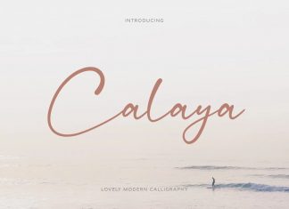 Calaya Script Font