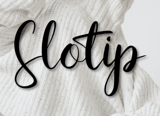Slotip Script Font