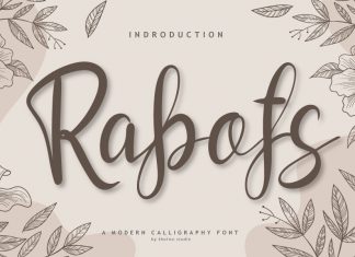 Rabofs Script Font