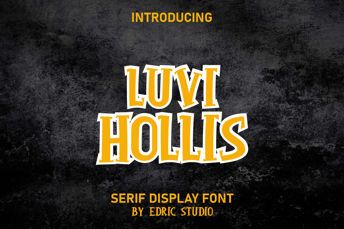 Luvi Hollis Display Font
