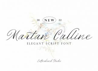 Martan Calline Calligraphy Font