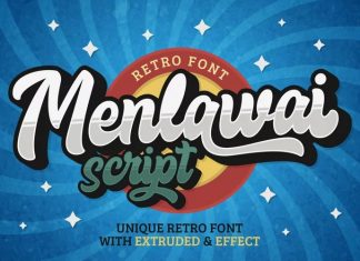 Menlawai Script Font