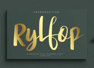Rylfop Script Font