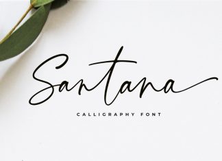 Santana Script Font