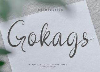 Gokags Script Font