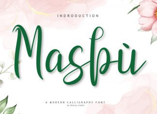 Masbu Script Font
