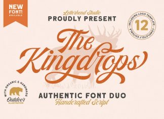 Kingdrops Script Font
