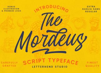 The Mordeus Script Font