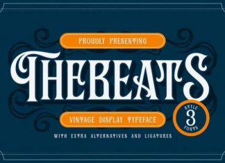 Thebeats Display Font