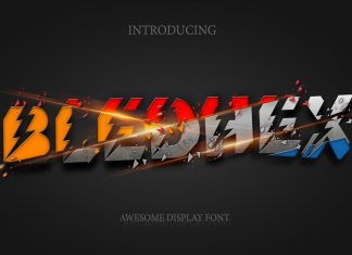 Bledhex Display Font