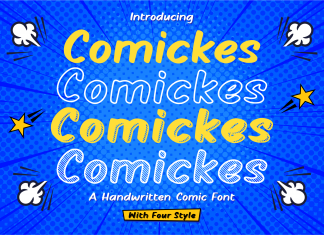 Comickes Display Font