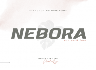 Nebora Display Font