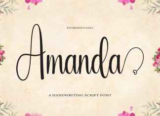 Amanda Script Font