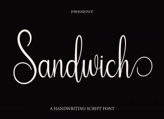 Sandwich Script Font
