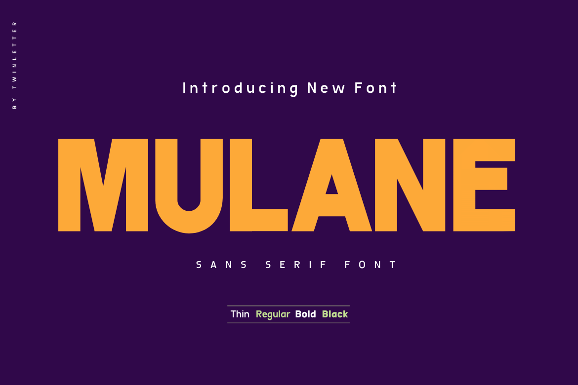 Mulane Sans Serif Font