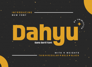 Dahyu Sans Serif Font