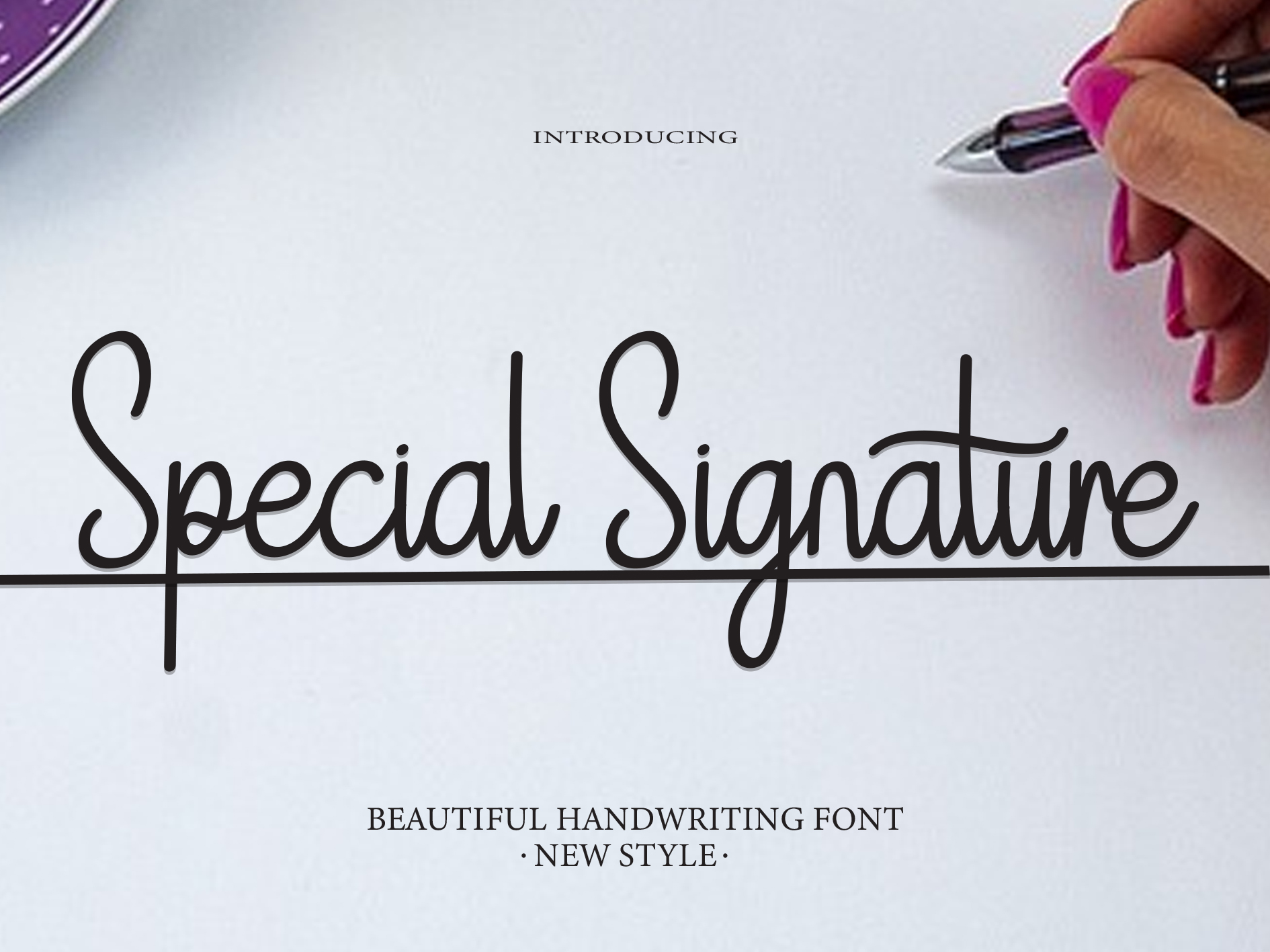 Special Signature Font