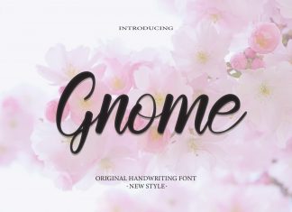 Gnome Script Typeface
