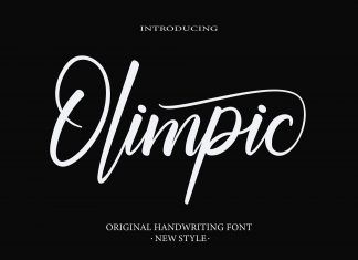 Olimpic Script Font