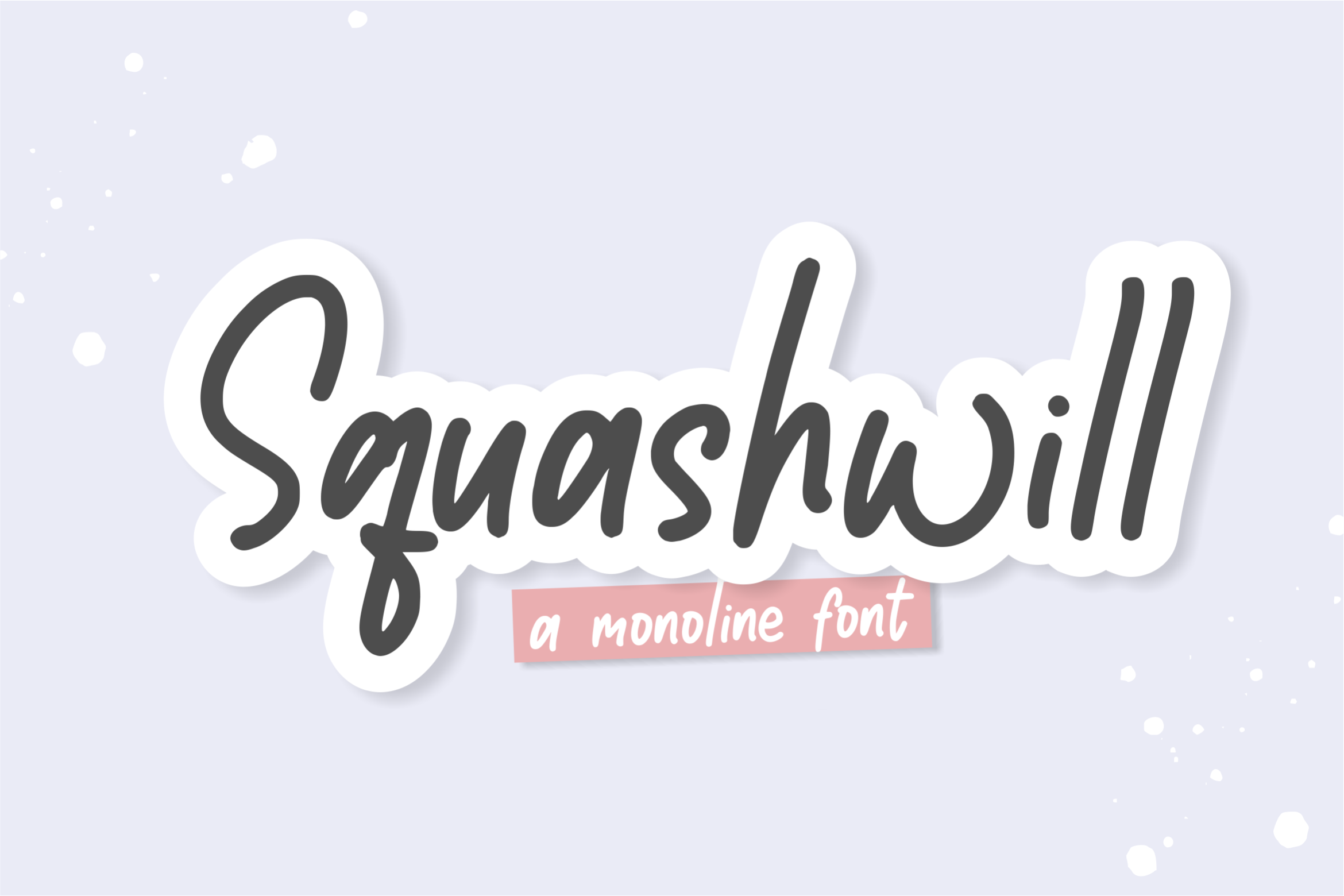 Squashwill Handwritten Font