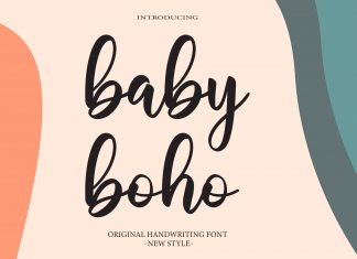Baby Boho Script Font
