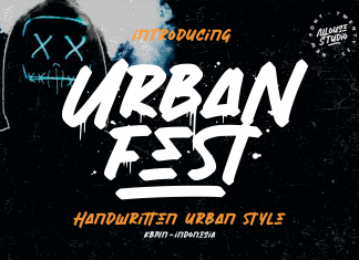 Urban Fest Brush Font
