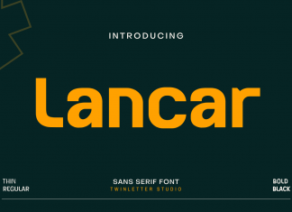 Lancar Sans Serif Font