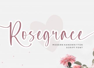 Rosegrace Script FontRosegrace Script Font