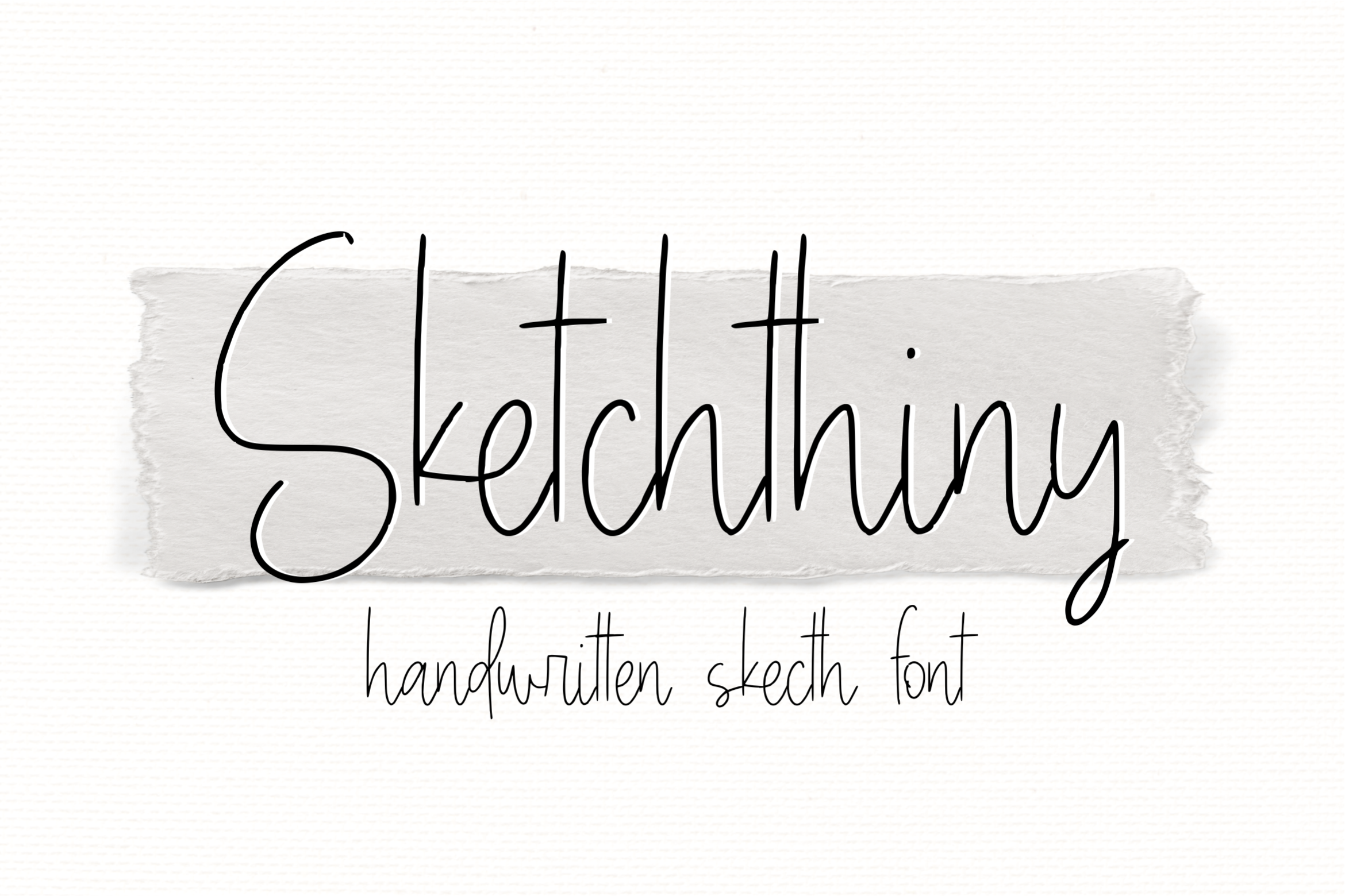Sketchthiny Handwritten Font