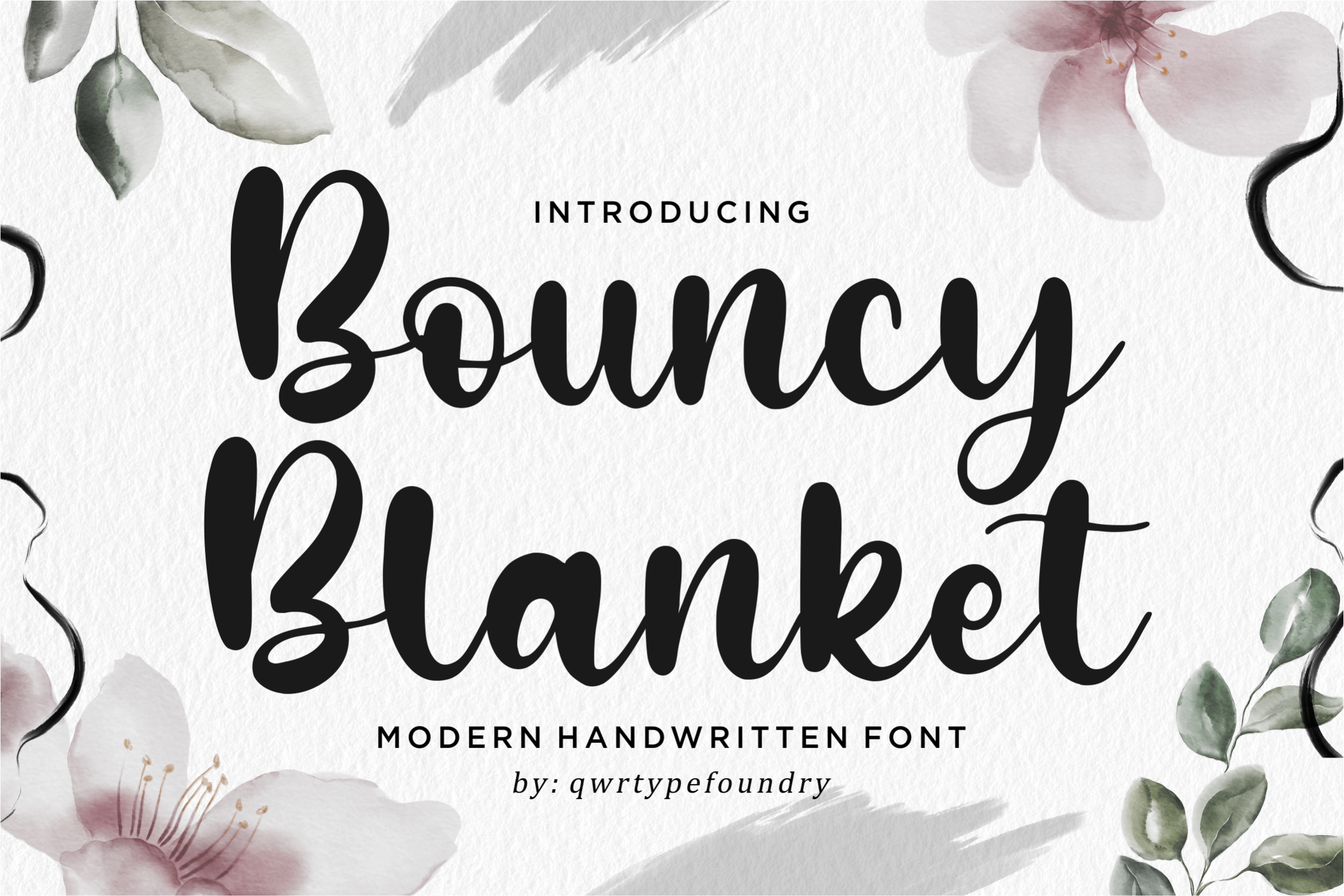 Bouncy Blanket Script Font