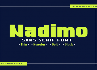 Nadimo Sans Serif Font