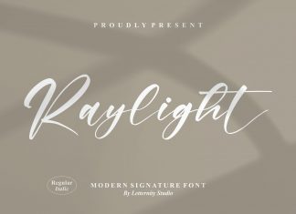 Raylight Script Font