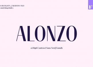 Alonzo Sans Serif Font