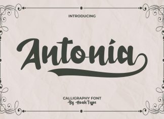 Antonia Script Font