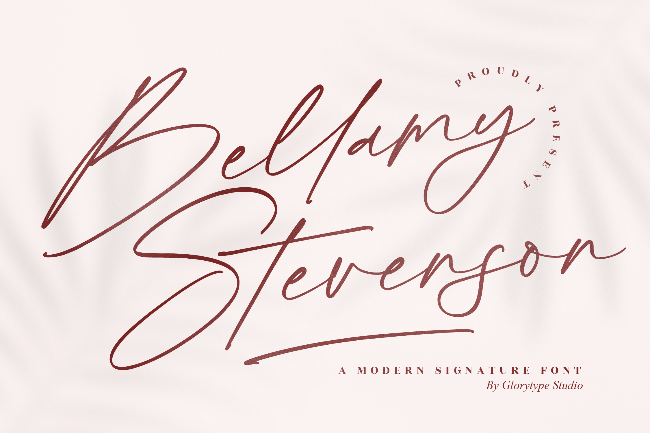 Bellamy Stevenson Script Font