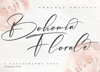 Bohemia Florale Script Font