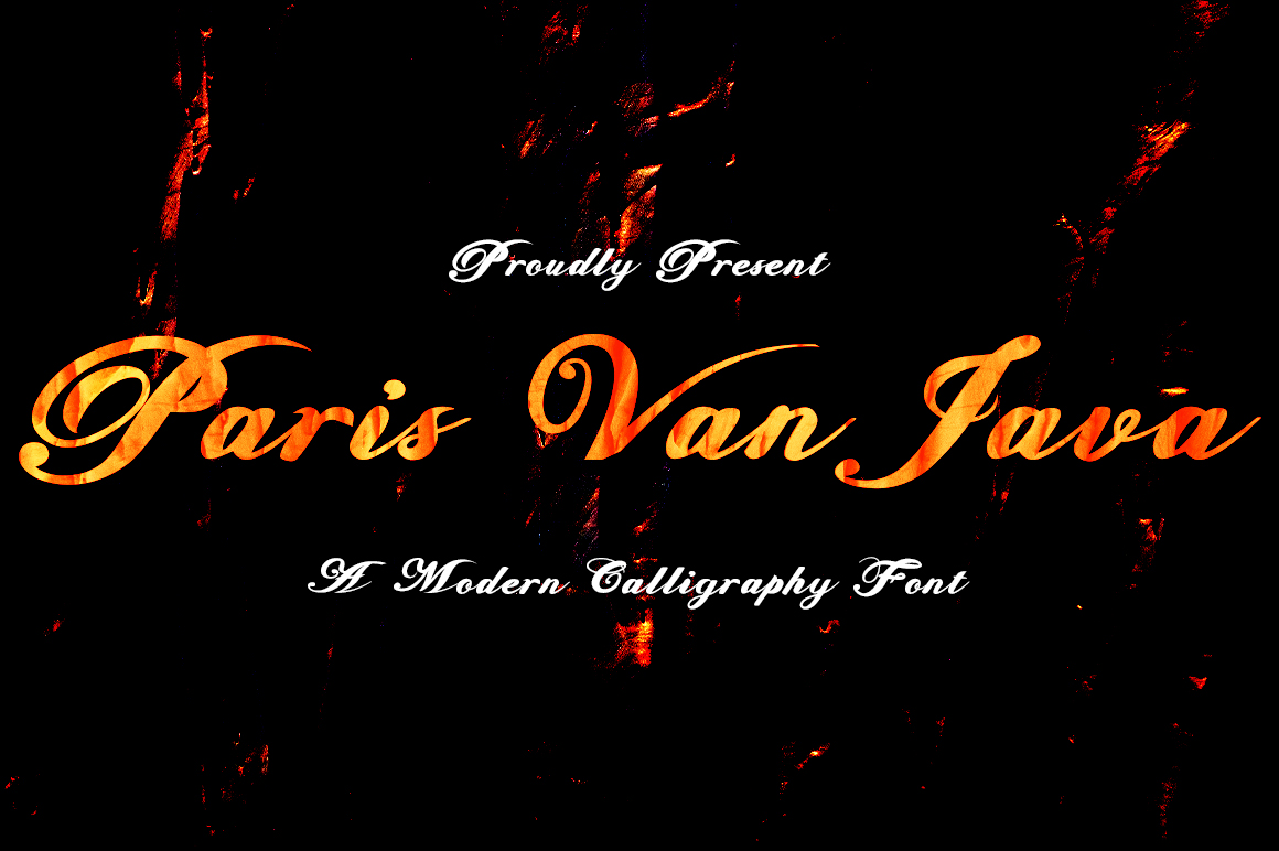 Paris Van Java Script Font