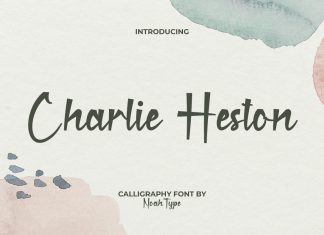 Charlie Heston Script Font