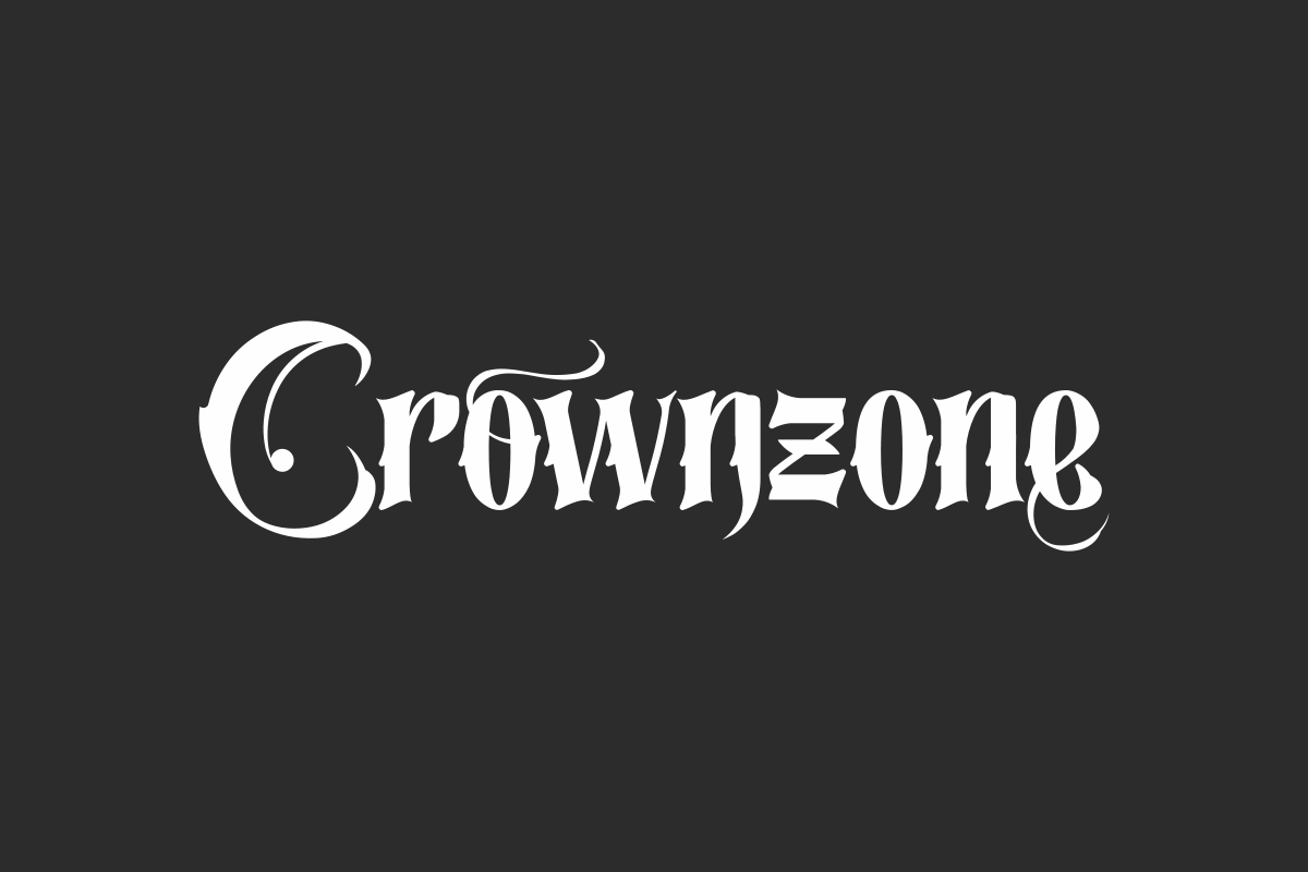Crownzone Display Font