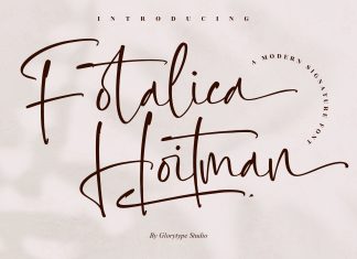 Fotalica Hoitman Handwritten Font