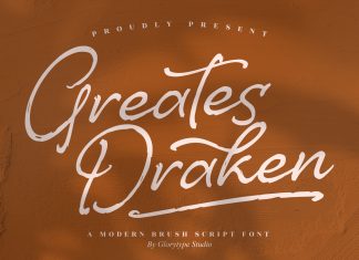Greates Draken Script Font
