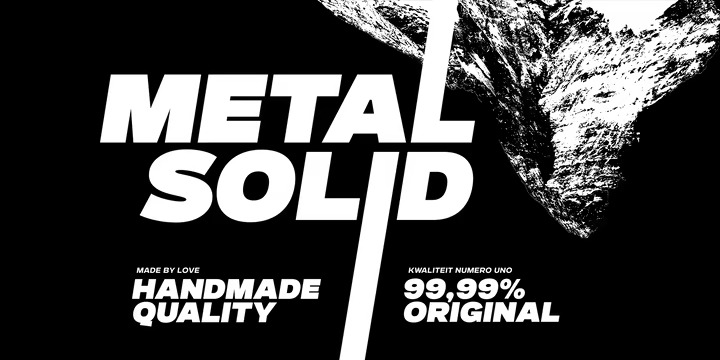 Metallum - Serif font Family