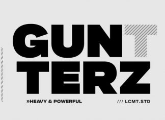 Gunterz Sans Serif Font