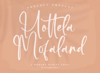 Hottela Mofaland Script Font