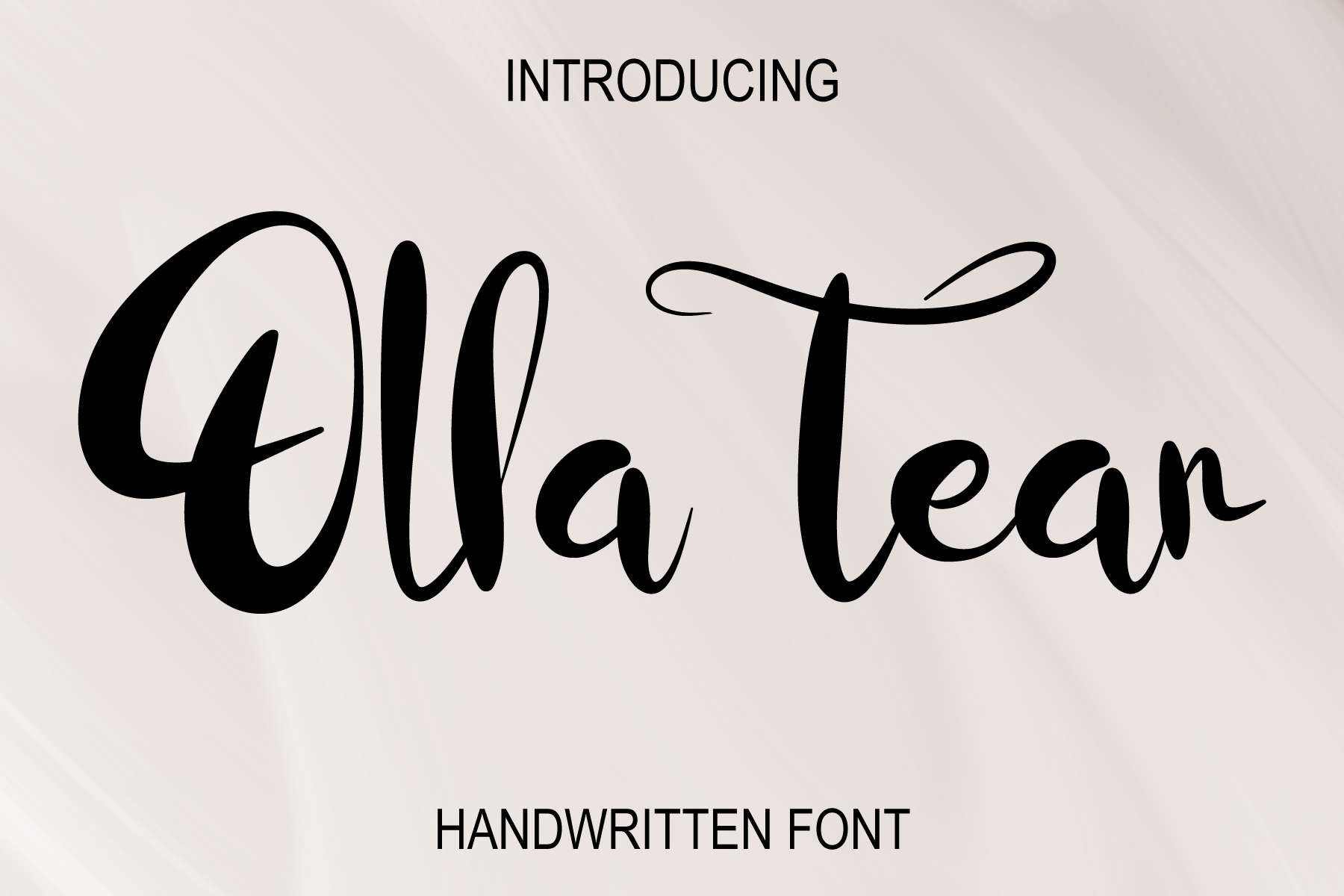 Olla Tear Script Font
