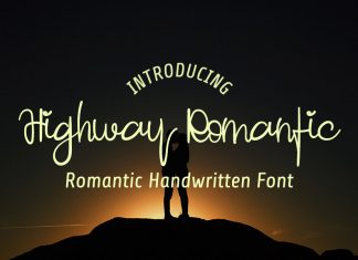 Highway Romantic Script Font
