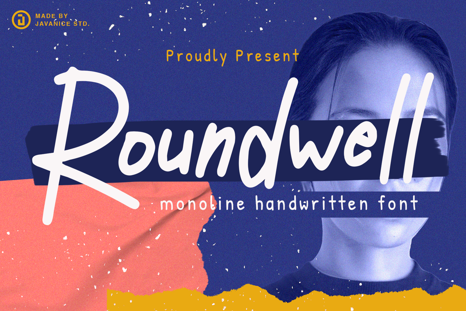 Roundwell Monoline Font
