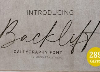 Backlift Handwritten Font